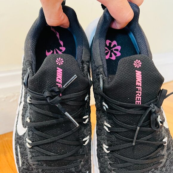 NIKE Free Run 5.0 Next Nature Mesh Sneakers Black Mens 9.5 - Picture 12 of 16